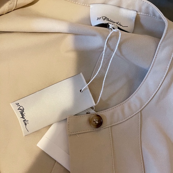 3.1 Phillip Lim Beige Tie-Waist Jumpsuit - Picture 7 of 12